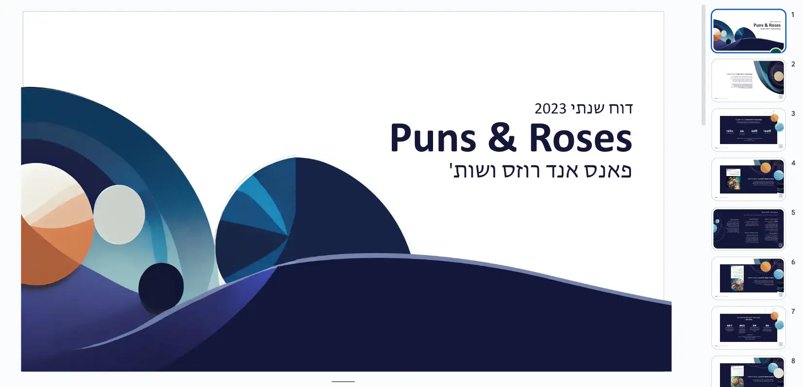 דו״ח שנתי - מי צריך את זה?